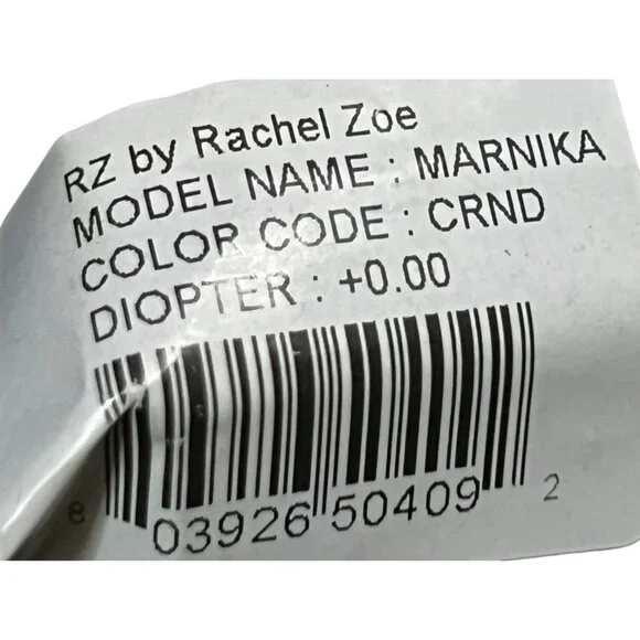 Rachel Zoe RZ Marnika Blue Light Blocker Fashion Glasses Womens Beige Animal Pri - Picture 5 of 12